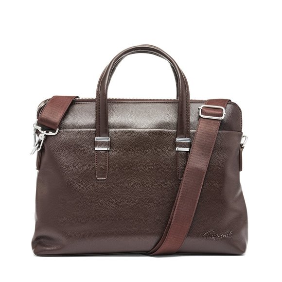 Thaynards - Vegan Leather Suave Shoulder Bag Light Brown - Picture 1 of 7